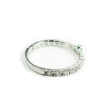 誕生石 ハーフエタニティー リング 【誕生石5月】