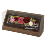 プリザーブドフラワー フレームブラウン2