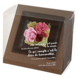 プリザーブドフラワー フレームブラウン3