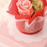 プリザーブドフラワー お花レッドSL