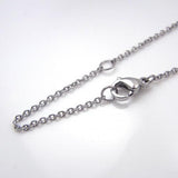 ステンレス プレートチェーン 55cm【即納】