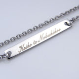 ステンレス プレートチェーン 55cm【即納】