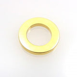 ステンレス ペンダント トップ スモールサークル イエロー【即納】
