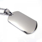 ステンレス ペンダント トップ ドッグタグ