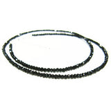 2.5mmブラックスピネル ネックレス