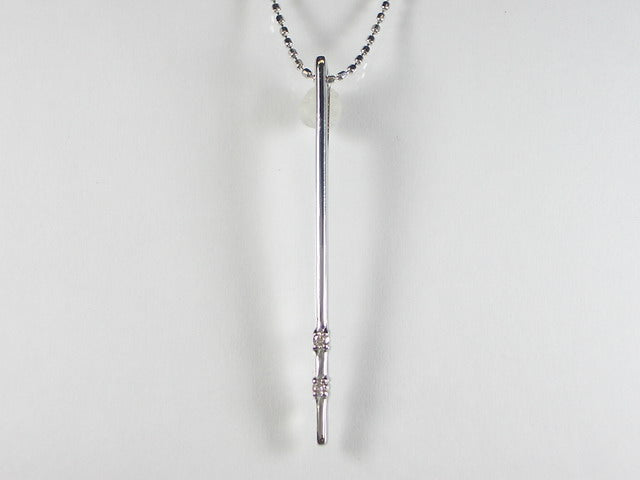 K10WG ホワイトゴールド ダイヤモンド ペンダント ネックレス