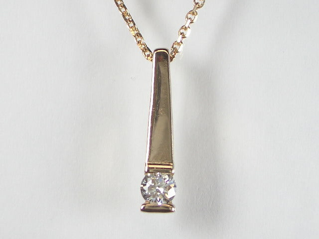 K18PG　ピンクゴールド ダイヤモンド ペンダント ネックレス