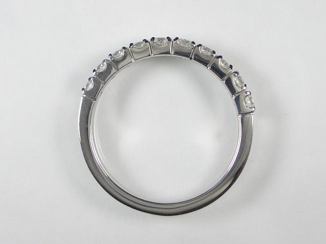 K18WG ホワイトゴールド/Pd15ダイヤ リング