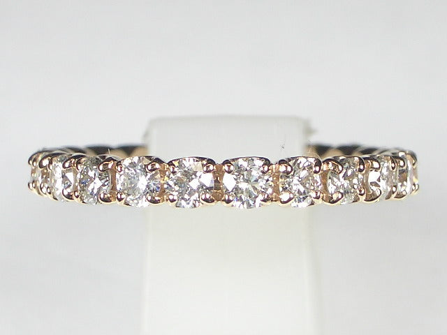 K18PG　ピンクゴールド ダイヤモンド リング 1.00CT