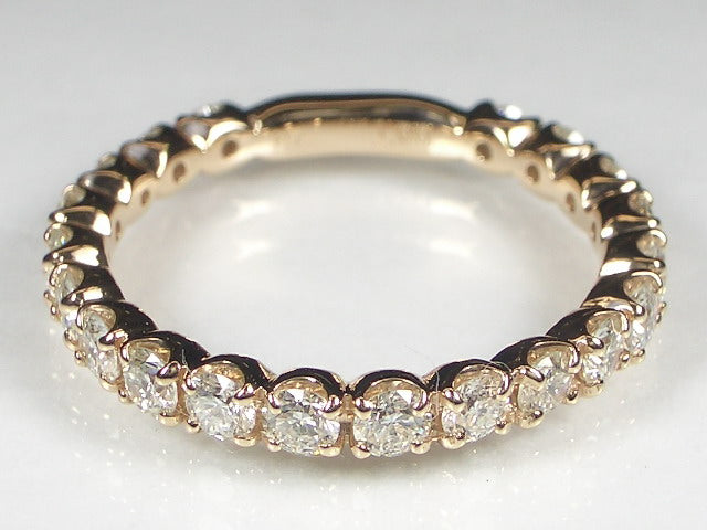 K18PG　ピンクゴールド ダイヤモンド リング 1.00CT