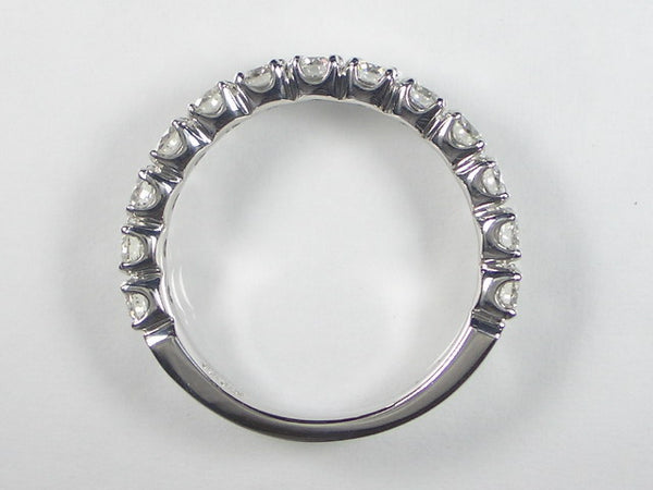 K18WG ホワイトゴールド/Pd15ダイヤ リング 1.00CT – オールジュエリー