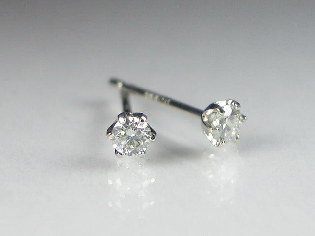 PTダイヤスタッド ピアス 0.1CT