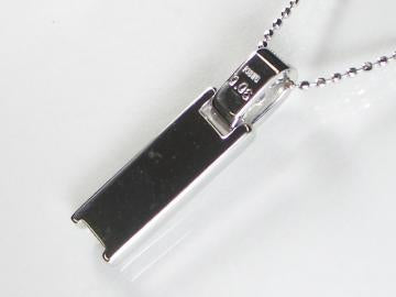 K18WG ホワイトゴールド ダイヤモンド ペンダント ネックレス
