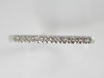 K10WG ホワイトゴールド ダイヤモンド リング