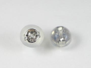 Ptブラックダイヤ ピアス (ローズカット)　0.30ct