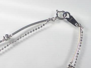 K18WG ホワイトゴールド ダイヤモンド ブレスレット