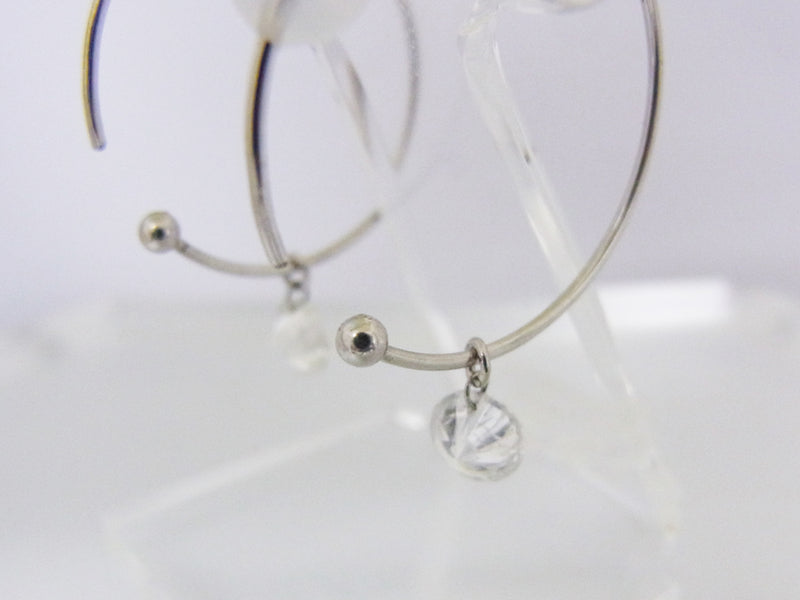 リングタイプ　一粒ダイヤモンド　ピアス　PT900