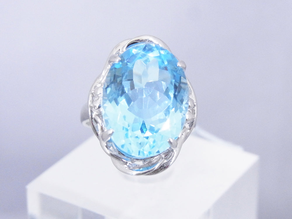 ブルートパーズ リング 10号 着画あり 10CT ブルートパーズリング – オールジュエリー公式ショップ