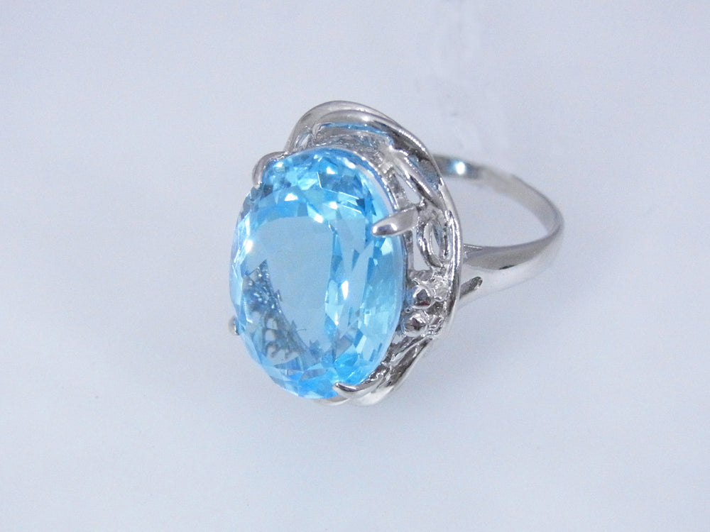 m様 スペサルティンガーネット スカイブルートパーズ リング 10号 K10 ブルートパーズ オクタゴン リング – anybelle