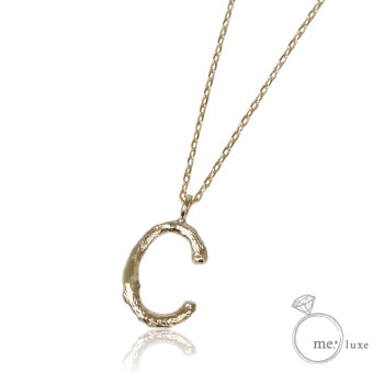 me. イニシャル ネックレス C
