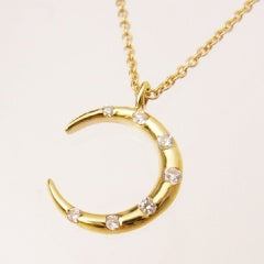 K18　三日月 ネックレス (YellowGold)