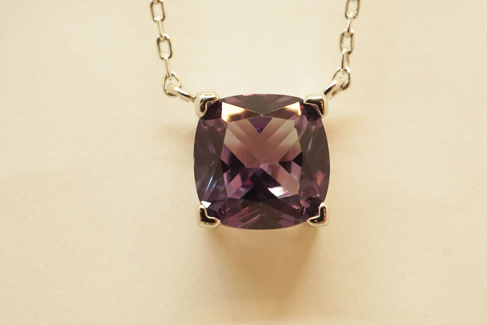 ネックレス アレキサンドライト アレキサンドライト ダイヤモンドネックレス AX D 0.277ct D 0.26ct