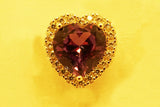 【新作】【即納】アレキサンドライト 1.5CT 9x9mm ハートモチーフ Heart Round ネックレス ペンダントトップ【誕生石6月】【バレンタインデー】【プレゼントに最適！】