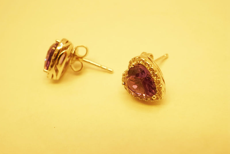 新作】【即納】アレキサンドライト 1.1CT 7x7mm ハートモチーフ