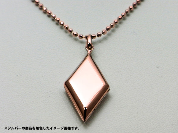 ロケットペンダント ペンダント トップ 18金イエローゴールド 菱型