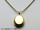 ロケットペンダント ペンダント トップ １８金イエローゴールド 小判型[小]