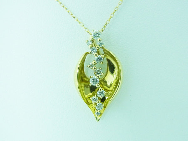 K18ダイヤペンダント　0.330ct