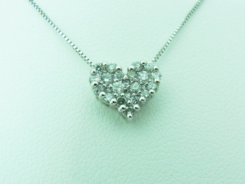 プラチナ/ホワイトゴールド ダイヤペンダント　0.300ct