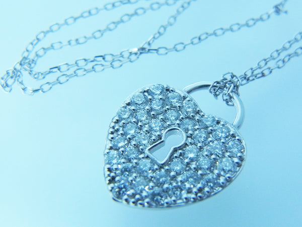 WGダイヤペンダント　0.500ct