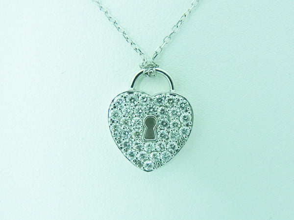 WGダイヤペンダント　0.500ct