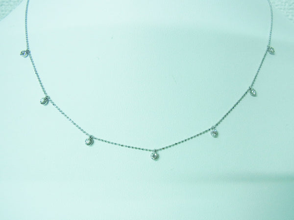 WGダイヤネックレス　0.300ct